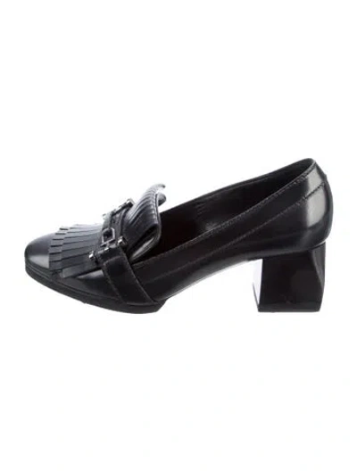 Pre-owned Lanvin Leather Pumps In Black