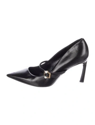 Pre-owned Lanvin Leather Pumps In Black