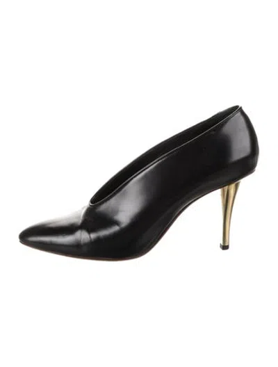 Pre-owned Lanvin Leather Pumps In Black