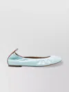 Lanvin Leather Round Toe Ballet Flats