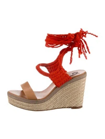 Pre-owned Lanvin Leather Sandals In Multi