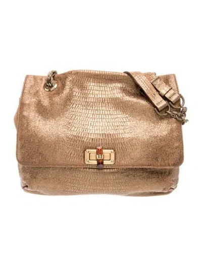 Pre-owned Lanvin Leather Shoulder Bag