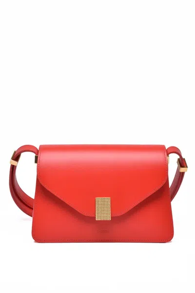 Lanvin Leather Shoulder Bag - Red