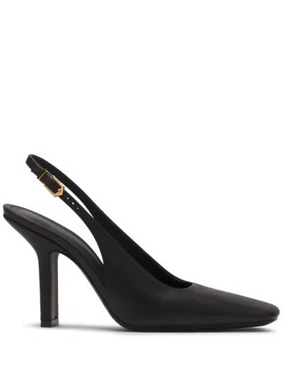 Lanvin Leather Slingback Pumps In Black