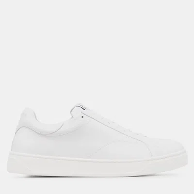 Pre-owned Lanvin Leather Sneaker In White Size 35