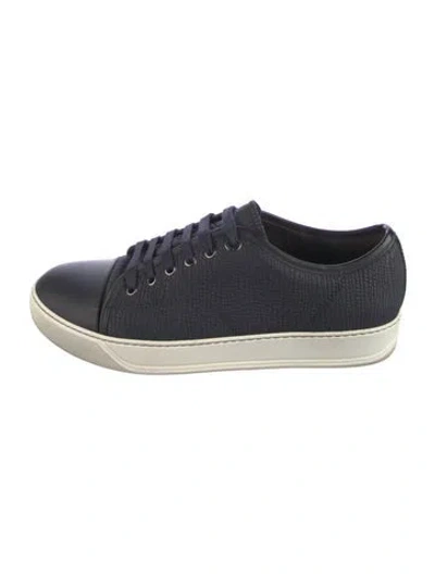 Pre-owned Lanvin Leather Sneakers In Multi