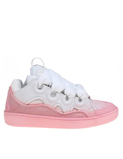 Lanvin Leather Sneakers In Pink