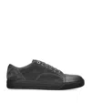 LANVIN LEATHER-SUEDE DBB1 SNEAKERS