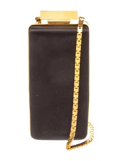 Pre-owned Lanvin Leather Suitcase In Black