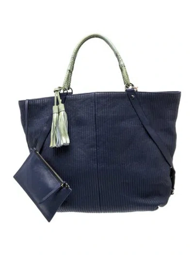Pre-owned Lanvin Leather Tote In Multi