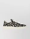 Lanvin 'leopard Print Low-top Round Toe Sneakers'