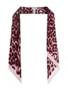 Lanvin Leopard-print Scarf In Multi