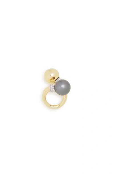 Lanvin Les Perles By  Ring In Gold