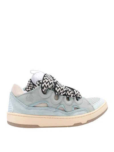 Lanvin Curb Lace-up Sneakers In Multicolor