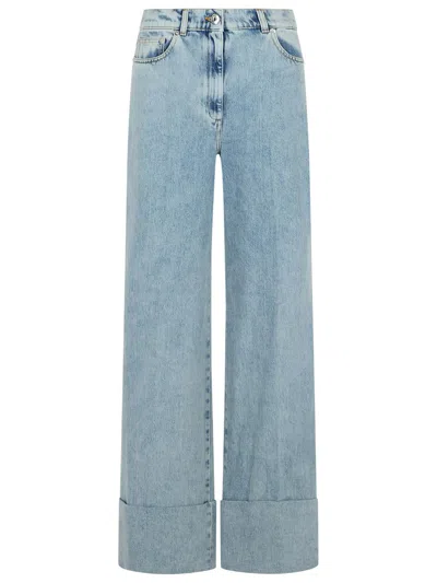 LANVIN LANVIN LIGHT BLUE DENIM JEANS WOMEN