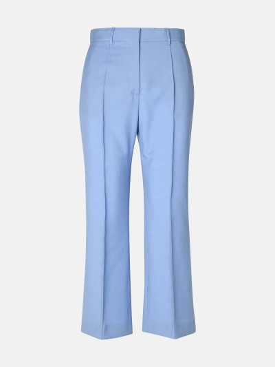 Lanvin Wide Pants In Light Blue