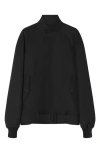 Lanvin Light Wool Jacket In Black