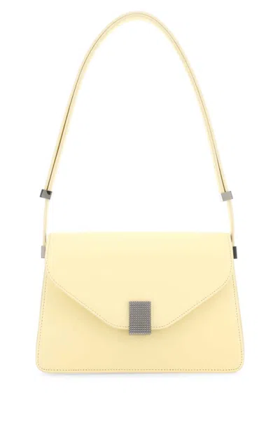 LANVIN LIGHT YELLOW CONCERTO SHOULDER BAG