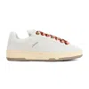Lanvin Lite Curb Low-top Sneakers In White