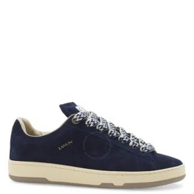 Lanvin Lite Curb Low-top Sneakers In Blue