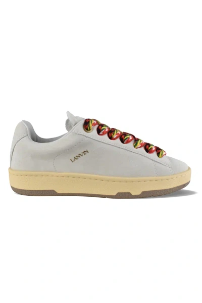 Lanvin Lite Curb Sneakers In Gray