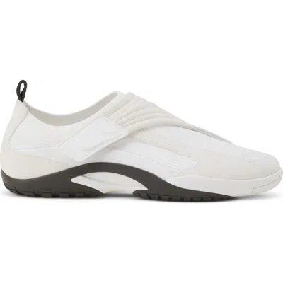 Lanvin Lnv1 Knit And Suede Sneakers In White