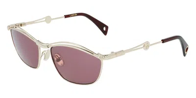 Lanvin Lnv111s 718 Occhiali Da Sole Oro Per Donna In Transparent