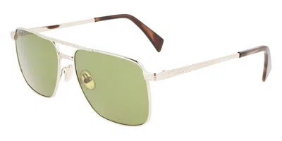 Lanvin Lnv120s 733 Men's Sunglasses Gold Size 58