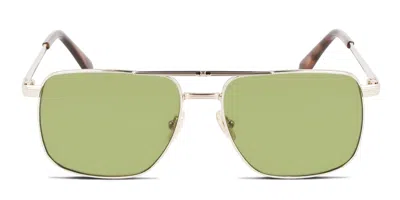 Lanvin Lnv120s Gold/green In Gold,green