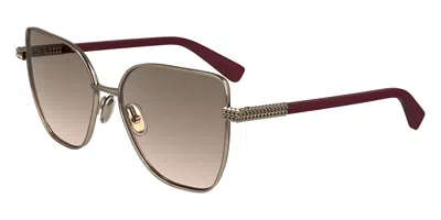 Lanvin Lnv132s 773 Women's Sunglasses Gold Size 57