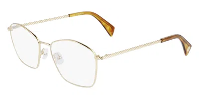 Lanvin Lnv2103 703 Occhiali Da Vista Oro Per Donna (solo Montatura) In Gold