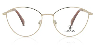 Lanvin Lnv2106 722 Occhiali Da Vista Oro Per Donna (solo Montatura) In Transparent