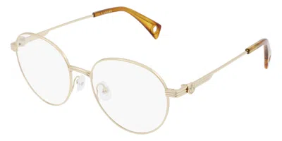 Lanvin Lnv2107 703 Occhiali Da Vista Oro Per Donna (solo Montatura) In Transparent