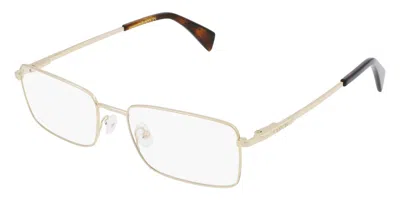 Lanvin Lnv2108 703 Occhiali Da Vista Oro Per Uomo (solo Montatura) In Transparent
