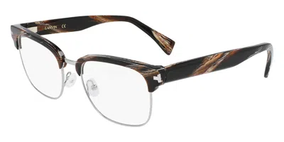 Lanvin Lnv2109 206 Occhiali Da Vista Marroni Per Uomo (solo Montatura) In Black