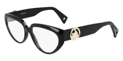 Lanvin Lnv2600 001 Occhiali Da Vista Neri Per Donna (solo Montatura) In Black