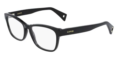Lanvin Lnv2603 001 Occhiali Da Vista Neri Per Uomo (solo Montatura) In Black
