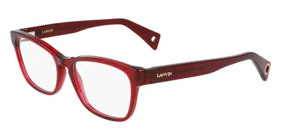 Lanvin Lnv2603 600 Occhiali Da Vista Rossi Per Uomo (solo Montatura) In Red