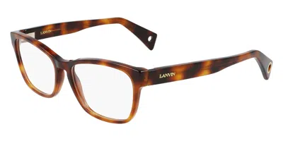 Lanvin Lnv2603 214 Occhiali Da Vista Tartarugatishell Per Uomo (solo Montatura) In Brown
