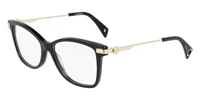 Lanvin Lnv2604 001 Occhiali Da Vista Neri Per Donna (solo Montatura) In Black