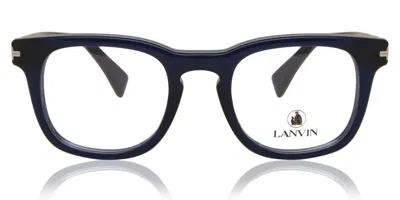 Lanvin Lnv2610 424 Occhiali Da Vista Blu Per Uomo (solo Montatura) In Black