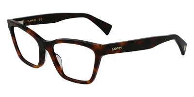 Lanvin Lnv2615 214 Occhiali Da Vista Tartarugatishell Per Uomo (solo Montatura) In Red