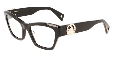 Lanvin Lnv2617 001 Occhiali Da Vista Neri Per Uomo (solo Montatura) In Purple