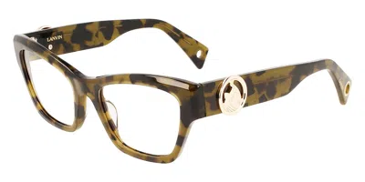 Lanvin Lnv2617 317 Occhiali Da Vista Tartarugatishell Per Uomo (solo Montatura) In Pattern