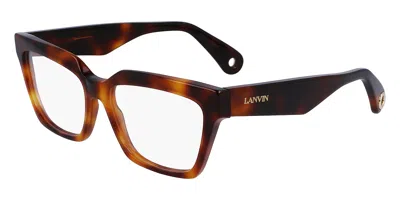 Lanvin Lnv2636 Women's Glasses, Tortoiseshell, Size 55 In Brown