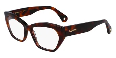 Lanvin Lnv2638 Women's Glasses, Tortoiseshell, Size 54 In Brown