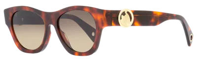 Lanvin Lnv604s Mother & Child Logo Sunglasses In Brown