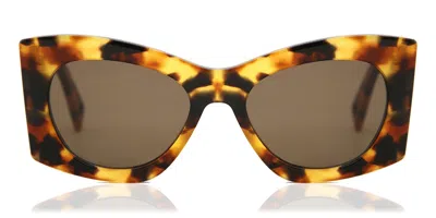 Lanvin Lnv605s 219 Women's Sunglasses Tortoiseshell Size 54 In Multi