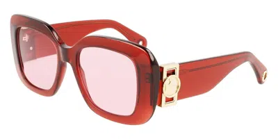 Lanvin Lnv626s 601 Men's Sunglasses Red Size 53