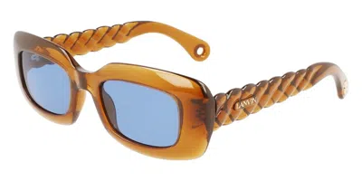Lanvin Lnv629s 208 Men's Sunglasses Brown Size 50